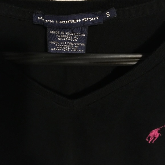 EUC Ralph Lauren Sport v-neck Tee. Size S - Picture 2 of 3